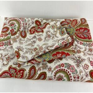 Pottery Barn Charlie Paisley Organic Cotton Duvet and Pillow Shams Full Queen